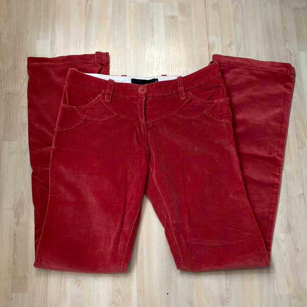 Vintage development velvet pants